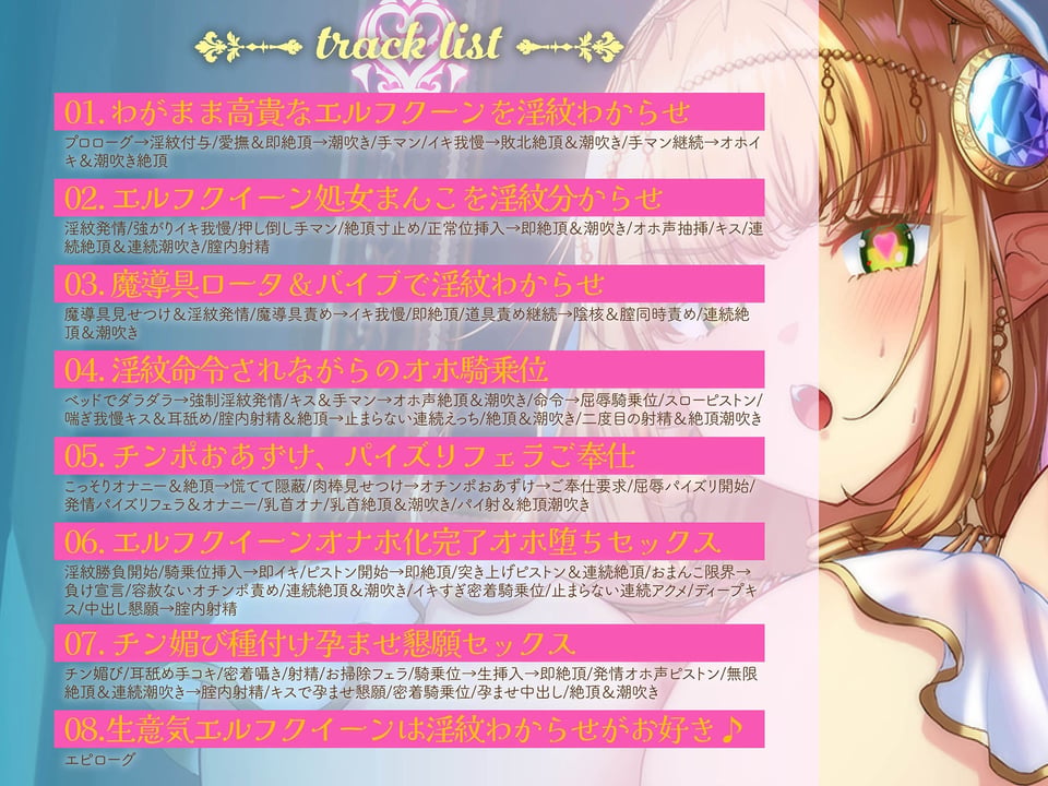 絶対イかない淫紋エルフクイーン〜’オナホ化淫紋’付与で強○おほおほメスマンコ♪強がりエルフも極太チンポに負けて淫らに下品におねだり潮吹きアクメ♪〜 4 ページ目
