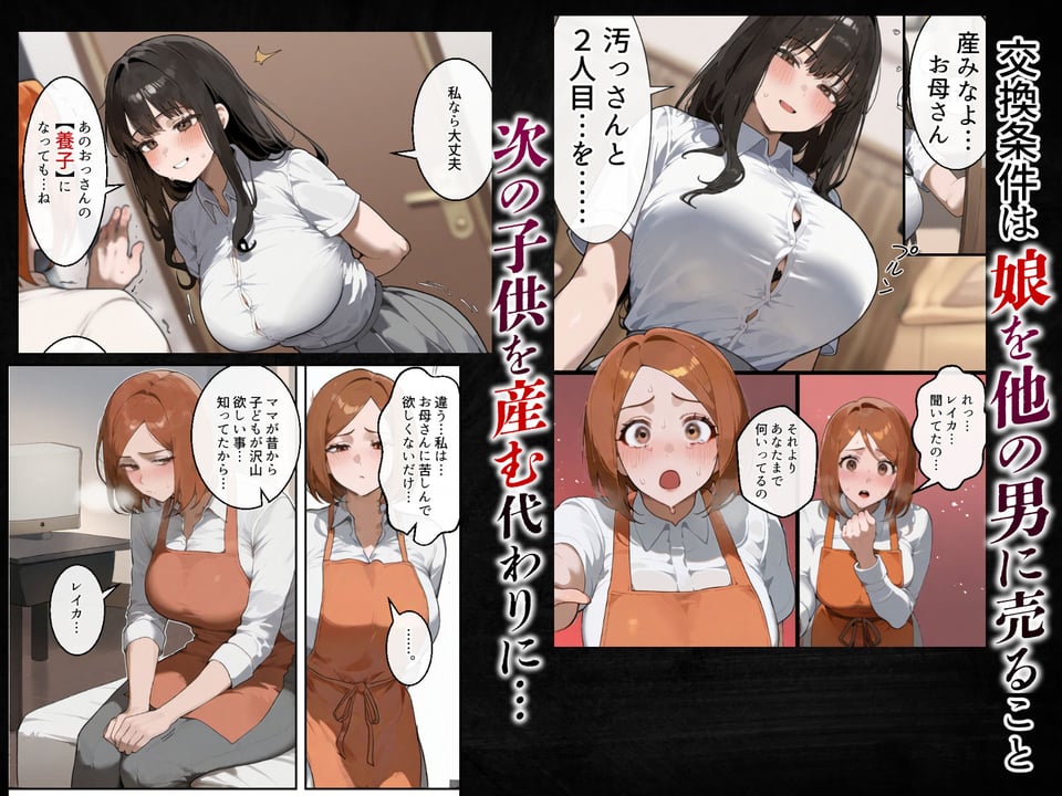 私のお母さんを母乳搾って孕ませてあげて/37歳人妻子沢山家族への夢は娘友達の父に寝取られ目標9人産ませてくれる話 3 ページ目