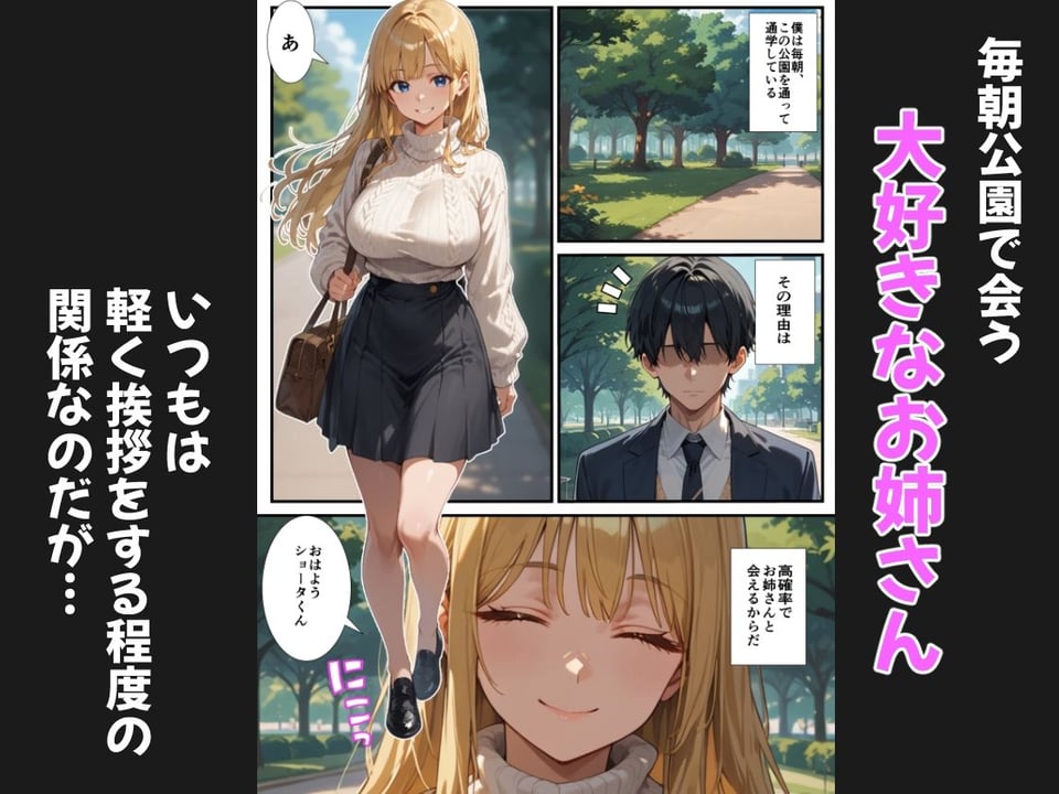 大好きなお姉さんにお持ち帰りされました〜朝までいちゃいちゃ筆下ろしエッチ〜 1 ページ目