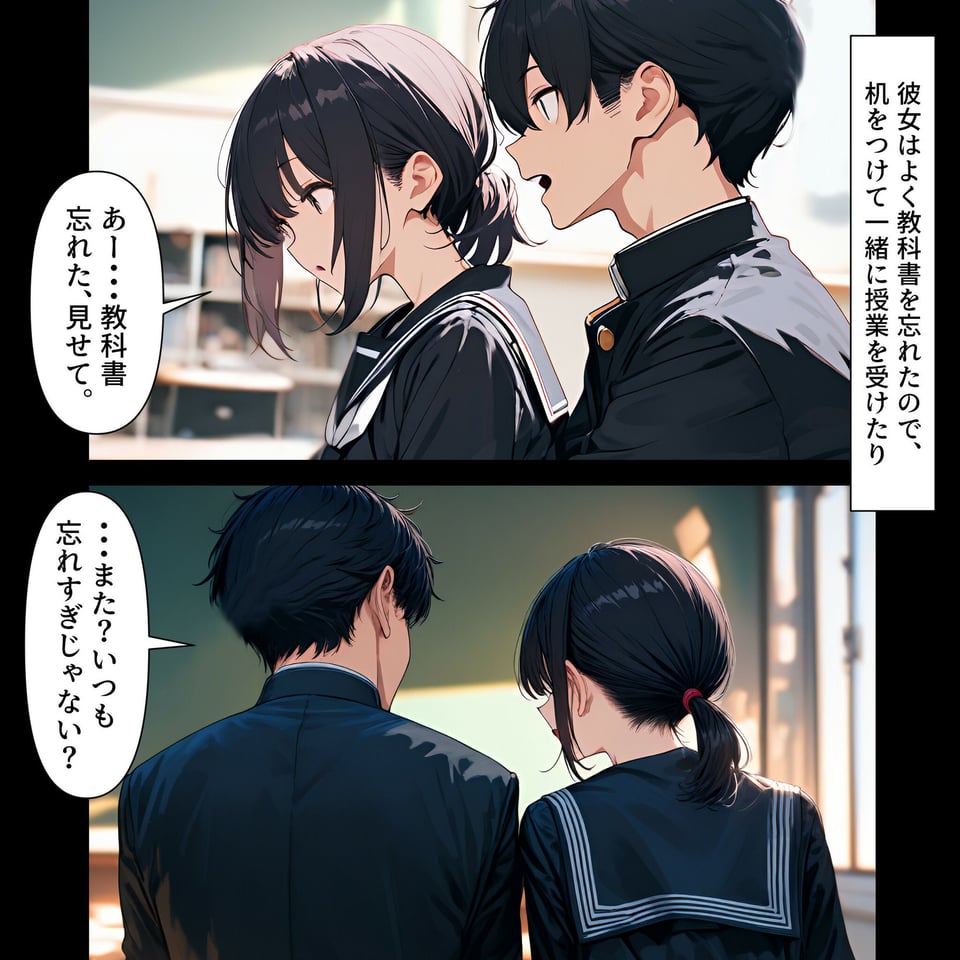 時が止まった学校で10 2 ページ目