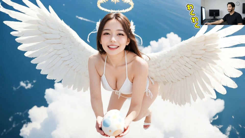 おマンコガチャ【ガチャゲーム+動画+写真集】目指せおマンココンプリート&天使と空中エッチ 4 ページ目