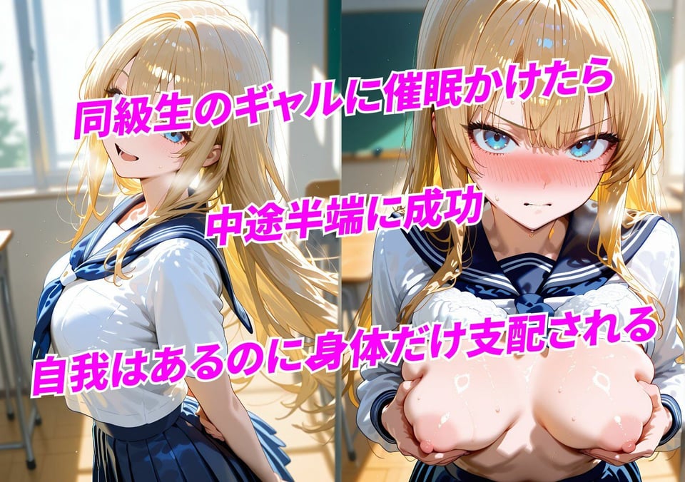 学校で半催◯を使ってみた結果 ギャル同級生編 1 ページ目