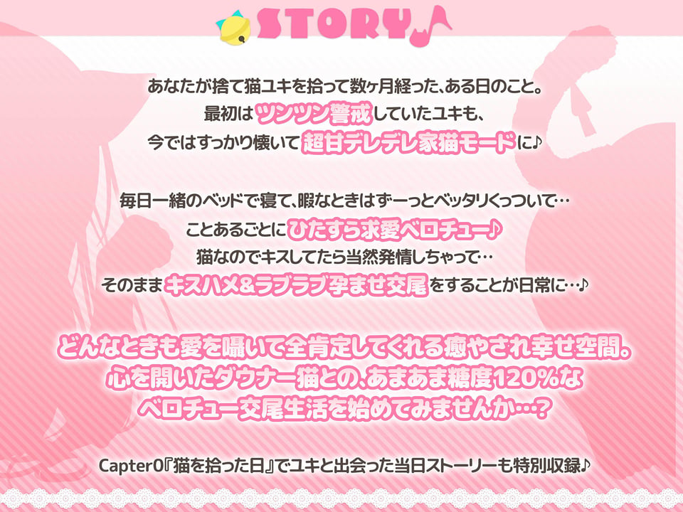 【全編ベロチュー特化】捨て猫ユキは’にゃんにゃん’したい♪〜糖度MAXなダウナー猫との発情ベロチューえっちで幸せ愛でる音声〜 3 ページ目