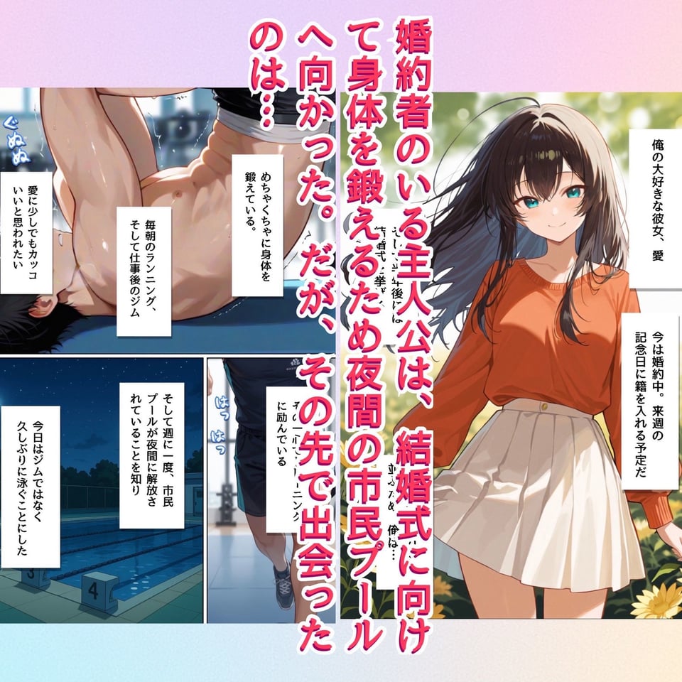 夜の市民プールで催◯姉妹に精子がカラになるまで犯●れた話 1 ページ目