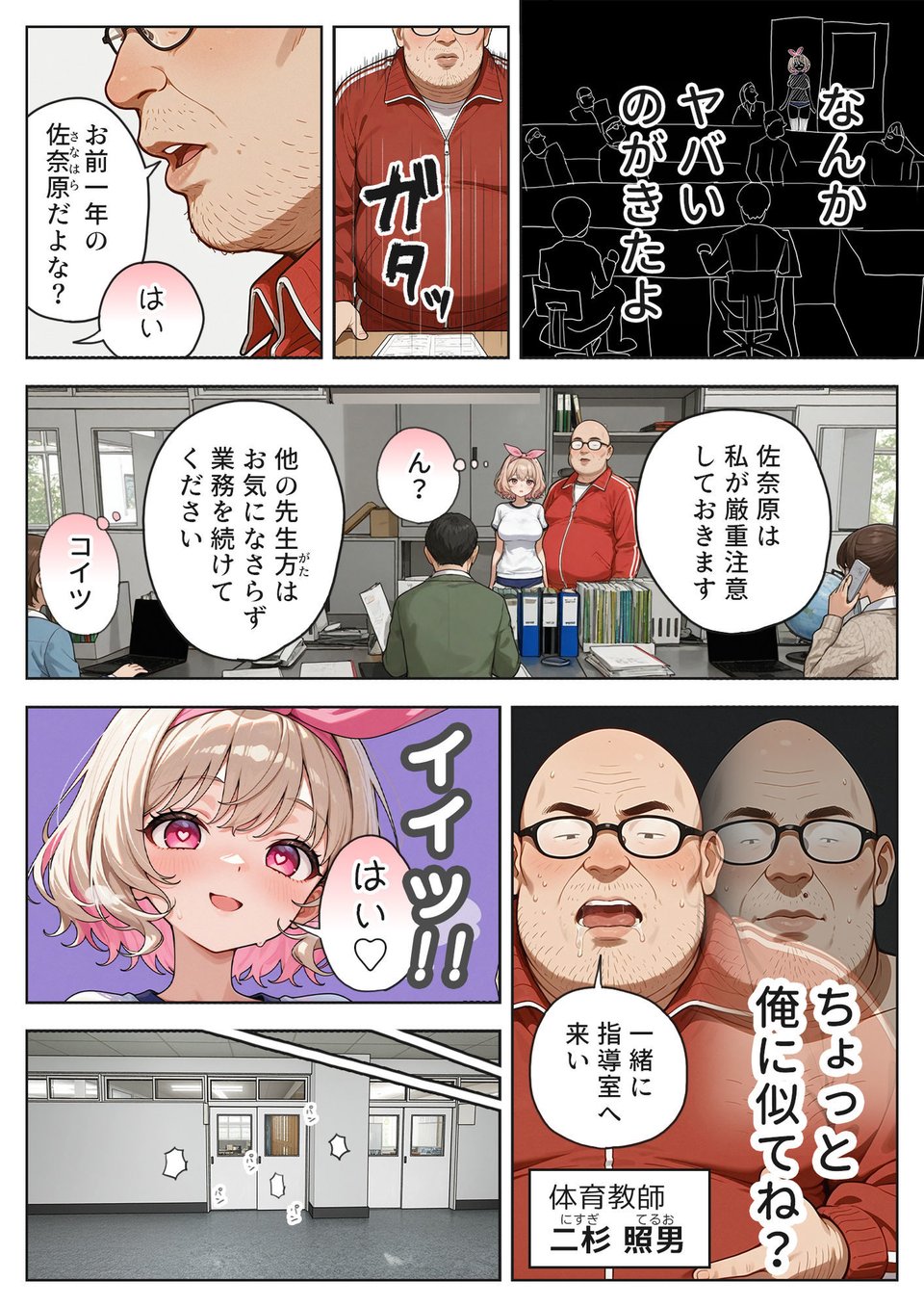 キモおじ⇔JK入れ替わり【3】変態体育教師のわからせ個別指導 2 ページ目