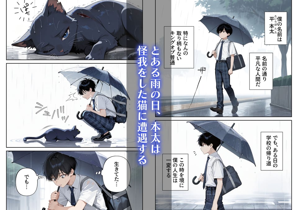 エッチな化け猫にこってり搾り取られる話 1 ページ目