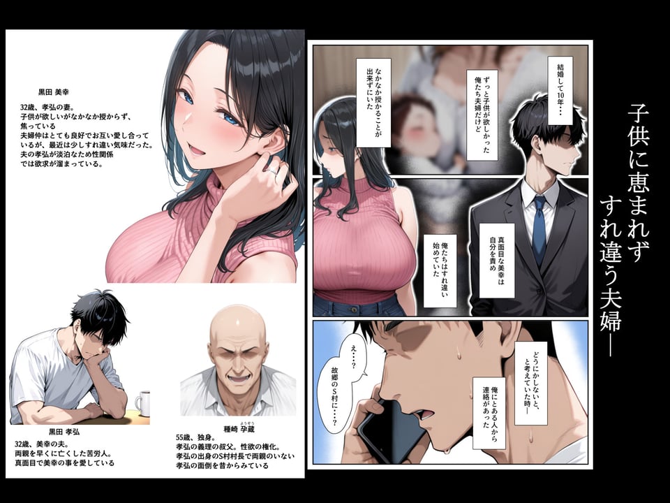 子供を欲しがる俺の妻がなぜかドスケベ巫女服でNTRれた件 1 ページ目