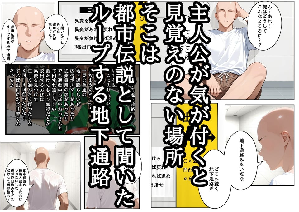 H番出口 見つけた異変がエロ過ぎて戻れない 1 ページ目