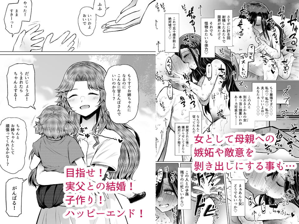 遺伝性疾患のリスクが無いなら実父と子作りしてもいいよね1〜5巻まとめ 8 ページ目