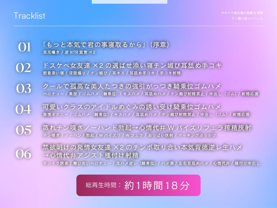 【逆NTR三角関係/ドスケベ差分イラスト】彼女と彼女の執着＆密着チン媚び逆レハーレム〜ドスケベ女友達×2のチンポ取り合い子作り3P〜 6 ページ目