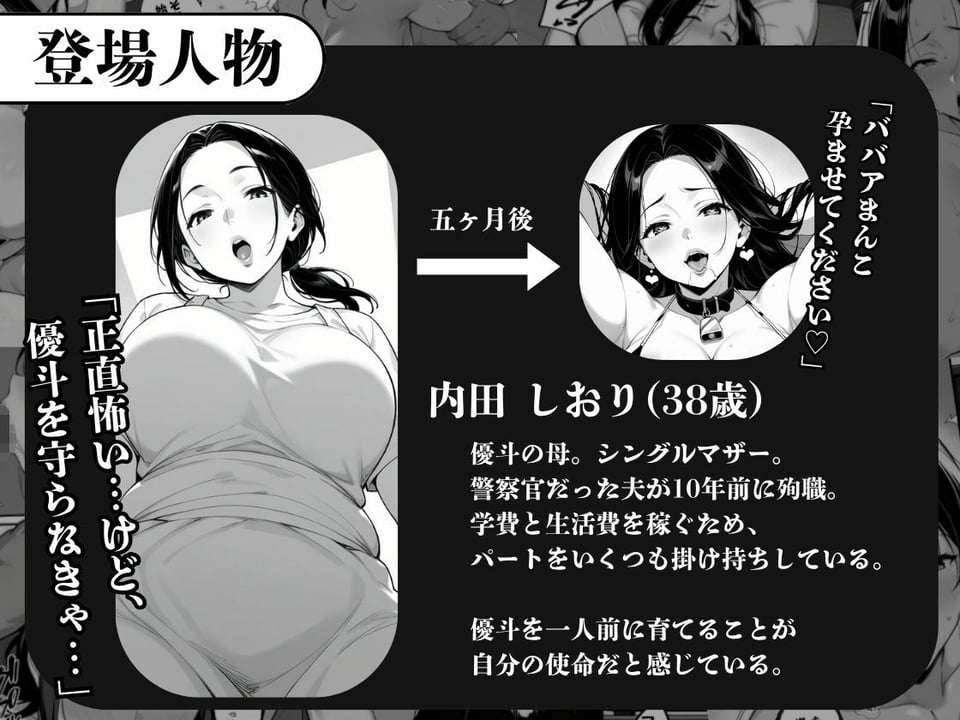 息子をイジメる不良生徒に身も心も奪われた私 1 ページ目