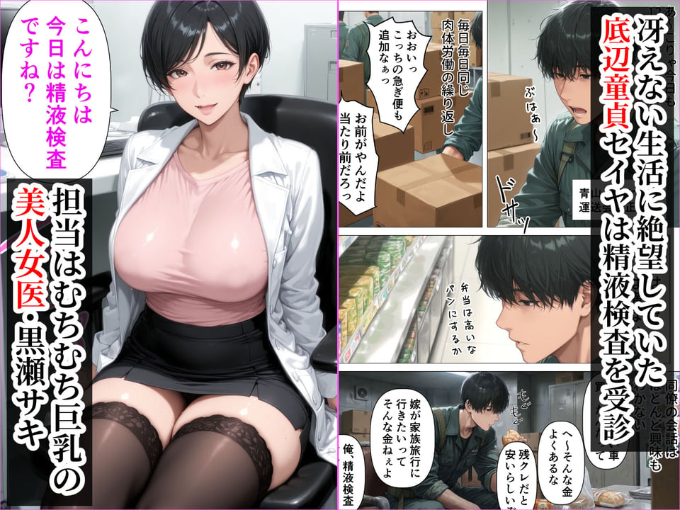 【精液が最強の美容薬の世界】 SSSレア精液で人生逆転！むちむち人妻女医の特別検診 3 ページ目