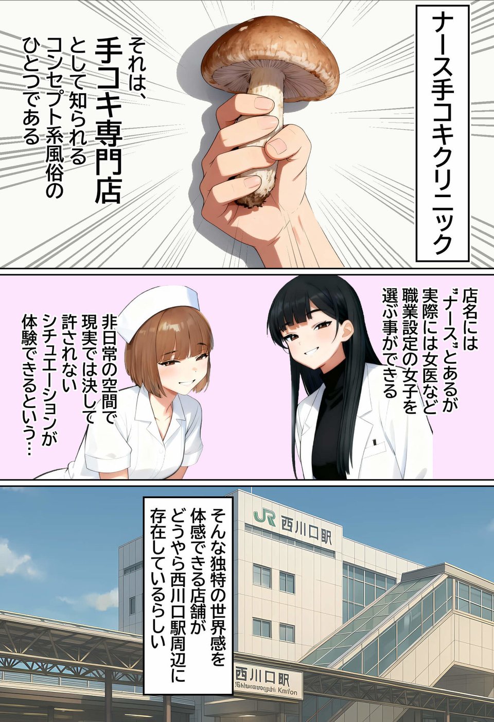 【実話】西●口のナース風俗で新人ナース（20）に乳首責めされてM開発されちゃった平成1桁非モテ男性www 1 ページ目