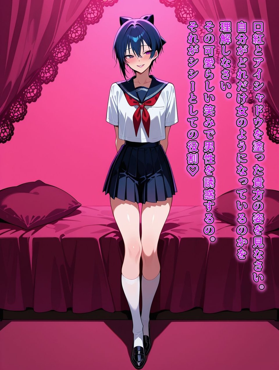 【女装メス堕ちシッシーキャプション1】あなたをSissyに染め上げる（はーと）男に溺れるマゾメス製造シッシーキャプション集 3 ページ目