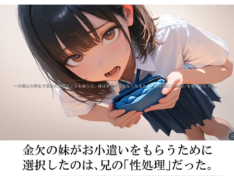 兄の性欲処理でお小遣いを稼ぐ妹【ゲーム版】 3 ページ目