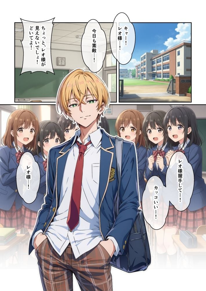 イケメン男子の三上君は僕のチンポでケツハメされたい！？ 1 ページ目
