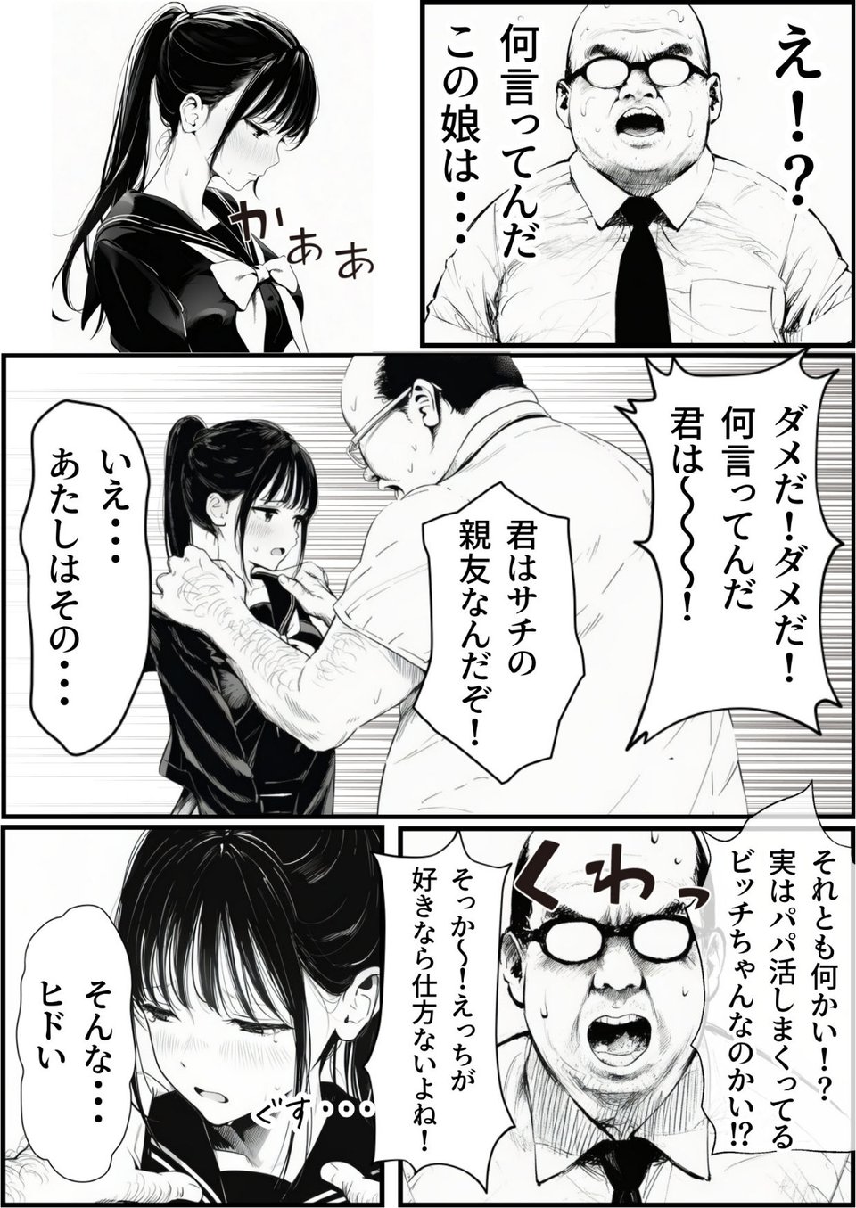 セックスしないと出られない部屋に娘の親友と閉じ込められたんだが・・・ 4 ページ目