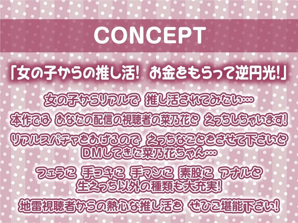 【逆推し活】ドスケベリアルスパチャ〜ゲキヤバ地雷視聴者とバレないように配信中にリアルスパチャ無声囁きえっち〜 4 ページ目