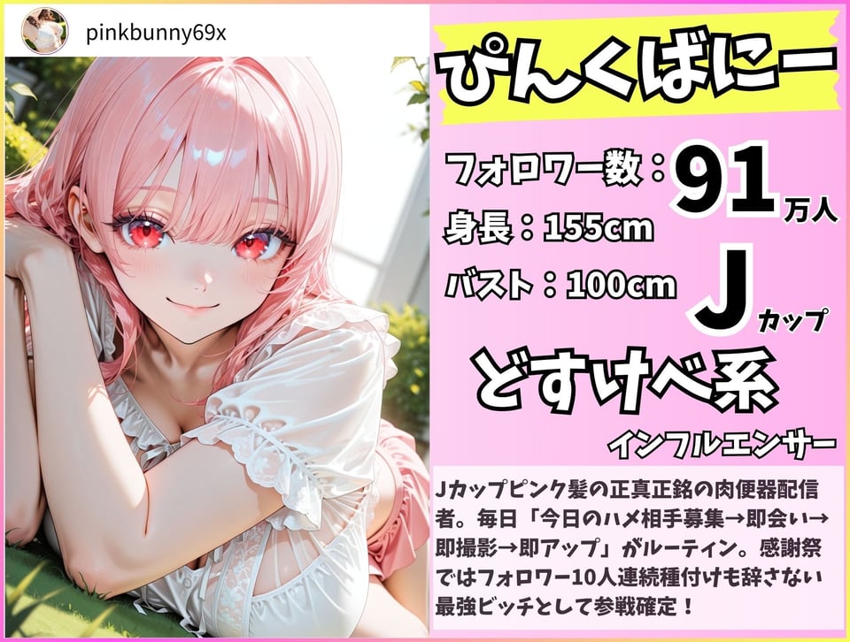 エロ系インフルエンサー特別合同企画 フォロワー限定生ハメ感謝祭 6 ページ目