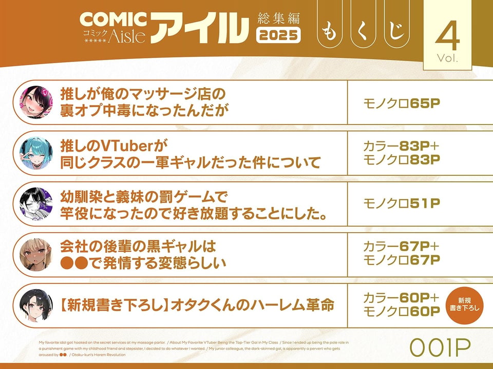 COMICアイル 総集編 2025 vol.4 1 ページ目