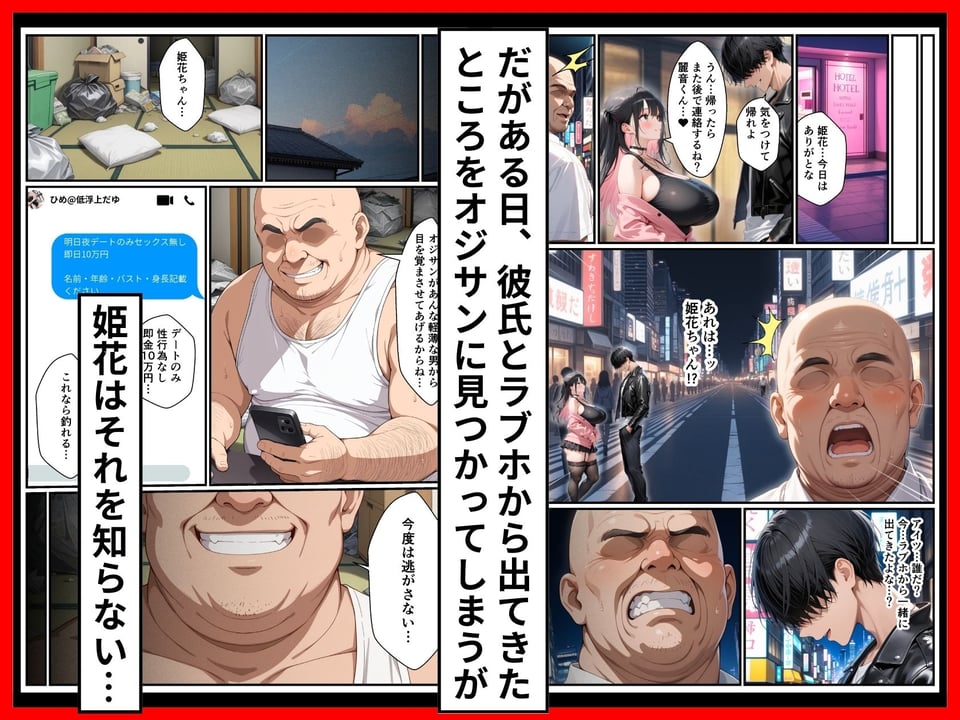 頂き女子が無敵オジに制裁SEX執行されて完堕ちする話 2 ページ目