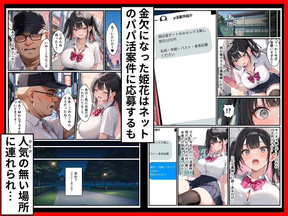 頂き女子が無敵オジに制裁SEX執行されて完堕ちする話 3 ページ目