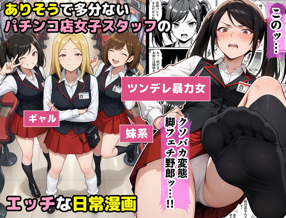 パチンコ店長の俺。女子スタッフのシコい足で毎日脳汁出してたらイチャラブSEXする事になった!〜ただし時々殴られる〜 2 ページ目