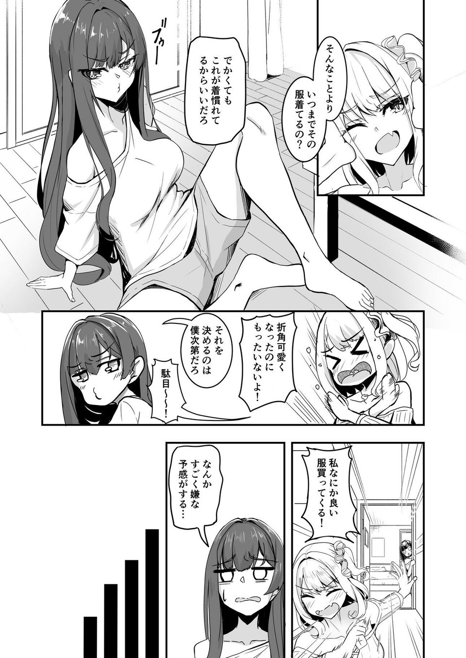 オタク友達の好みの女の子になってしまった件2 1 ページ目