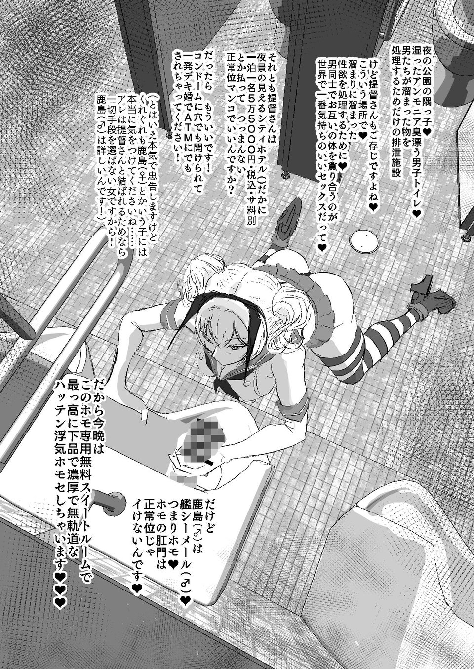 艦シーメール鹿島(♂)ケツオナ*公衆便所 3 ページ目