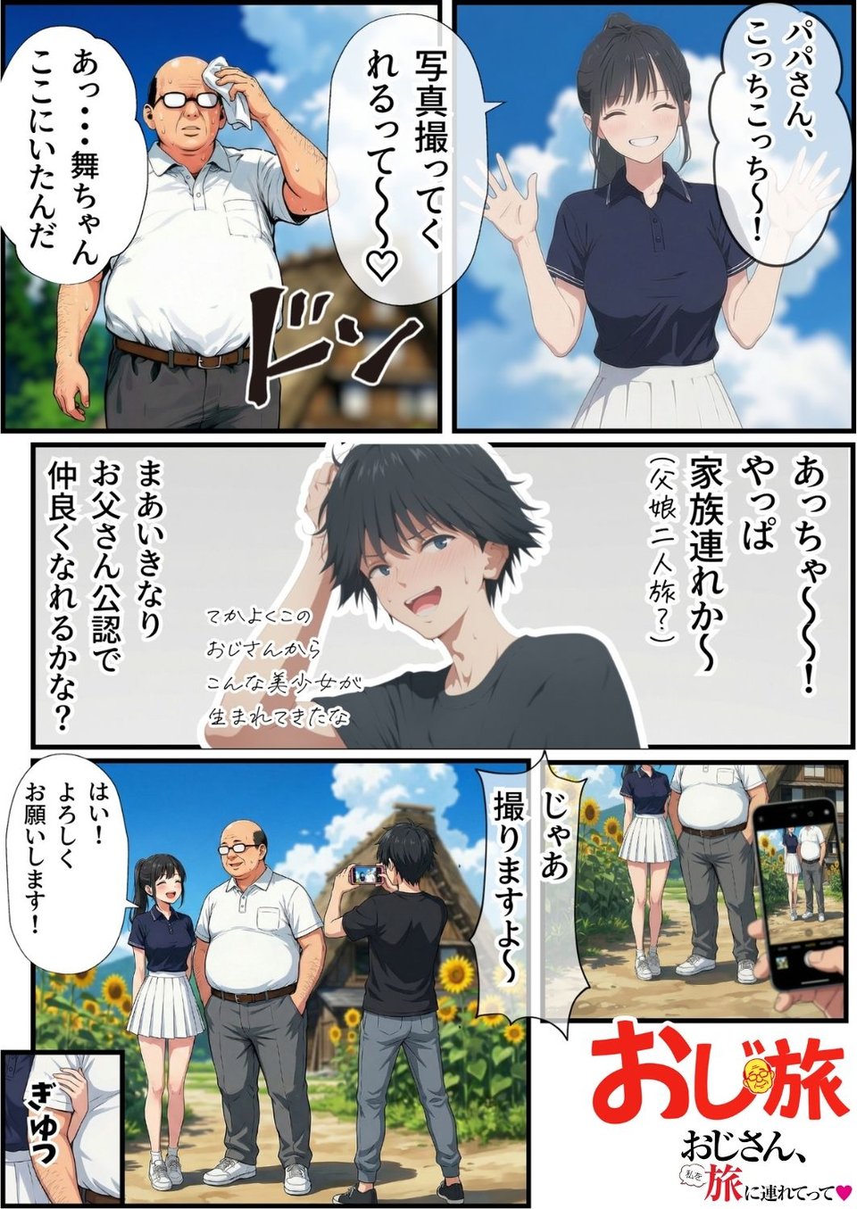 【義阜編】おじさん、私を旅に連れてって 4 ページ目