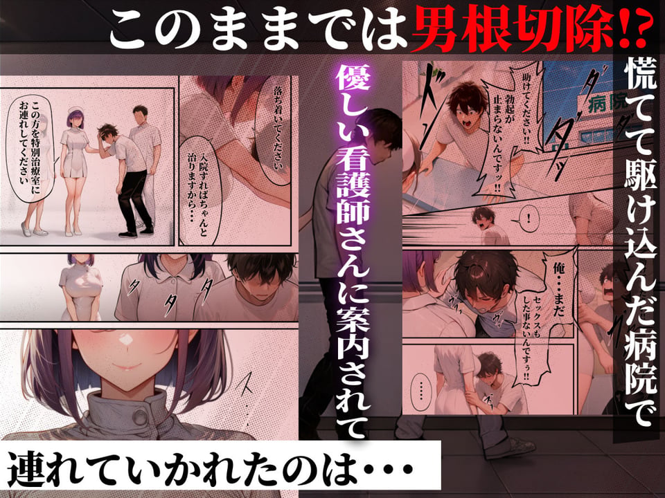 ―勃起ウイルスー カルテ1 〜理想の女とセックスするまで勃起が収まらないBウイルスに感染した童貞の診療録〜 3 ページ目