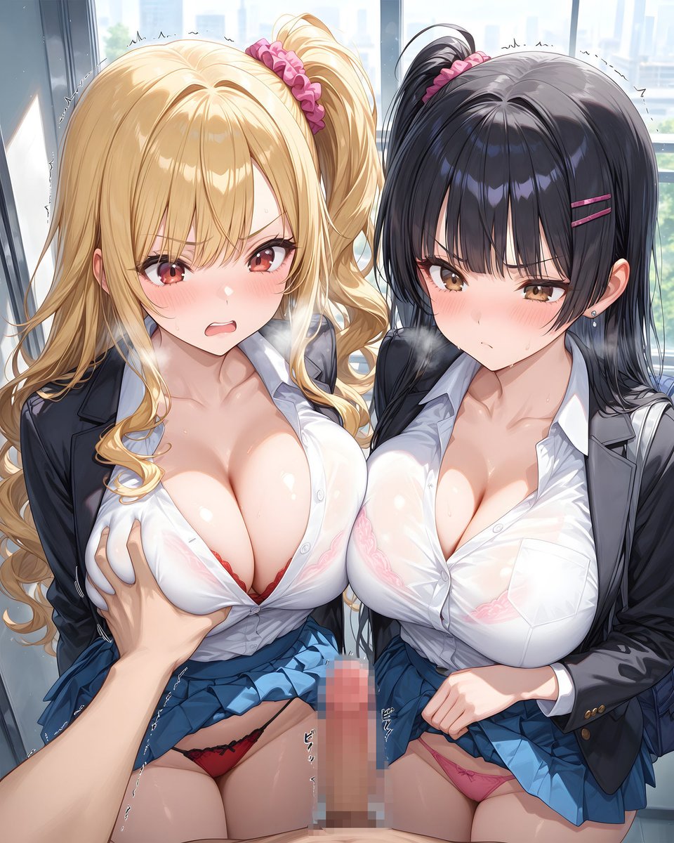 超ミニスカ女学園7〜パンツ丸見えのギャルJK達にセクハラしたり、ぶっかけたり、チ〇ポのお世話してもらうイラスト集〜 5 ページ目