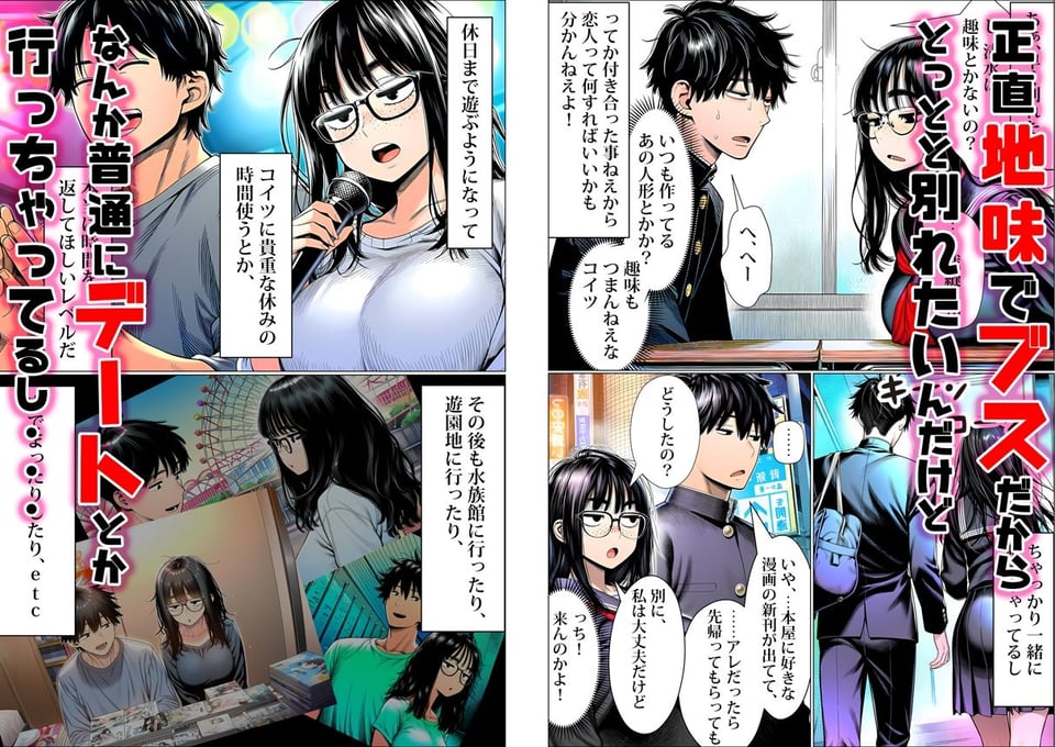罰ゲームで地味ブスに嘘告白したら、孕ませちゃって結婚することになった 2 ページ目
