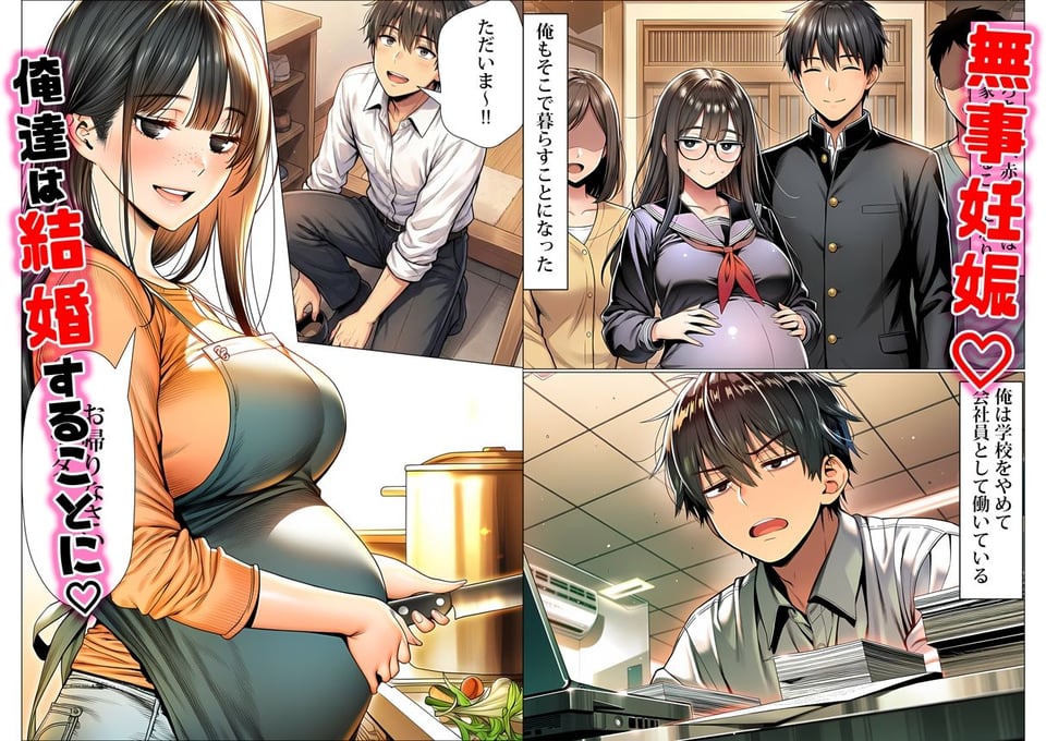 罰ゲームで地味ブスに嘘告白したら、孕ませちゃって結婚することになった 9 ページ目