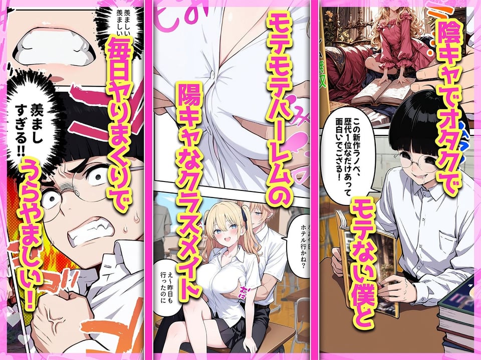 陰キャヲタクであればあるほど！モテる世界で僕はヤリチンになりました 1 ページ目
