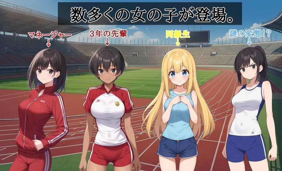 最下位は童貞、1位はハーレム。〜デスゲーム陸上〜 6 ページ目
