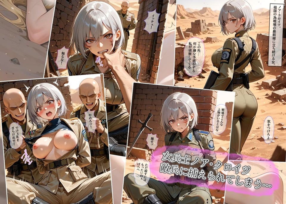 戦場の二重奏〜性処理看護師と女兵士の屈服〜 6 ページ目