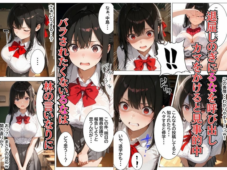 生徒会長の裏垢特定したから脅して肉便器にしてメス堕ちさせた話 2 ページ目