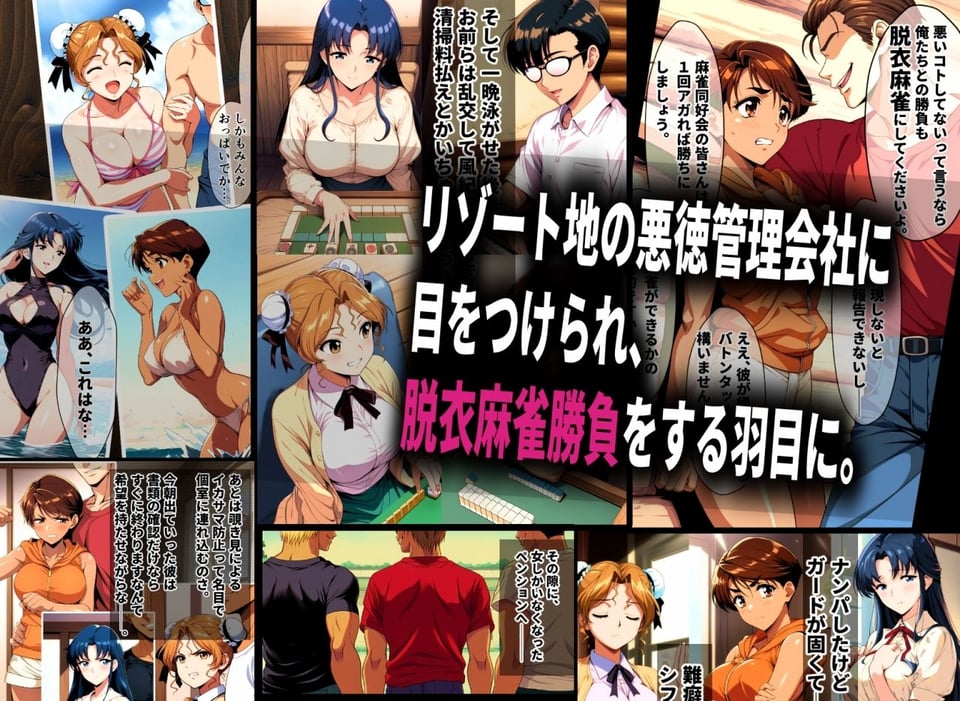 脱衣麻雀に負けたあの娘がヤリ部屋に連れ込まれた話 2 ページ目