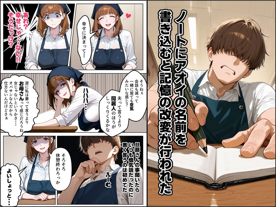 良妻賢母の記憶を改変して托卵させる話 4 ページ目
