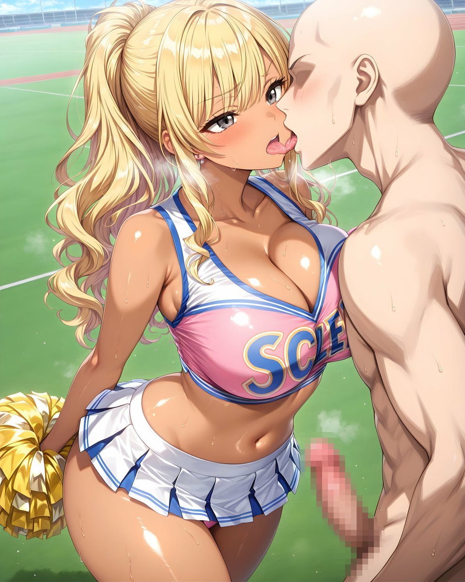 超ミニスカチア部〜パンツ丸見えのチアガール達にセクハラしたり、ぶっかけたり、チ〇ポのお世話してもらうイラスト集〜 5 ページ目