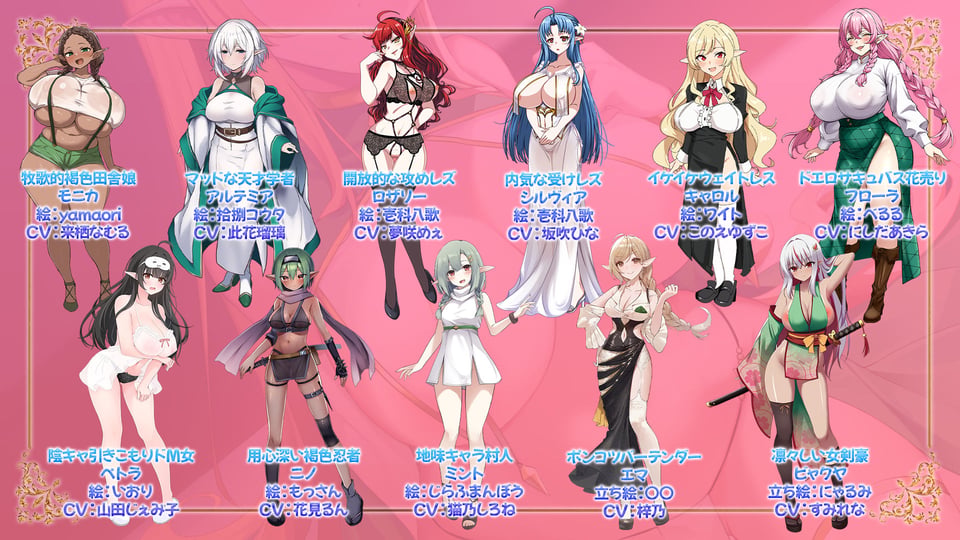 NEW ILLUST ! メスしかいないエルフの村に迷い込んだら全員孕ませるまで帰れなくなった件 6 ページ目