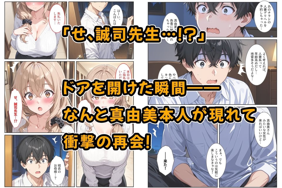デリヘル呼んだら教え子のママが来たので孕ませました〜娘も一緒に種付けて腹ボテ家族に〜 3 ページ目