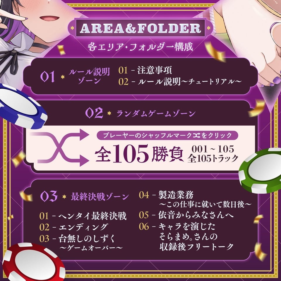 【ランダム】左右博打で運試しオナニー倍々ゲーム「7ステイフィールド」〜ランダム再生による左右選択式ギャンブルでアイテムを増やす射精我慢ゲーム〜 6 ページ目