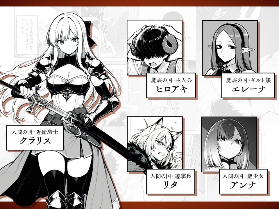 魔族に転生したので、王国三大巨乳美女を順番に堕とすことにしました 1 ページ目