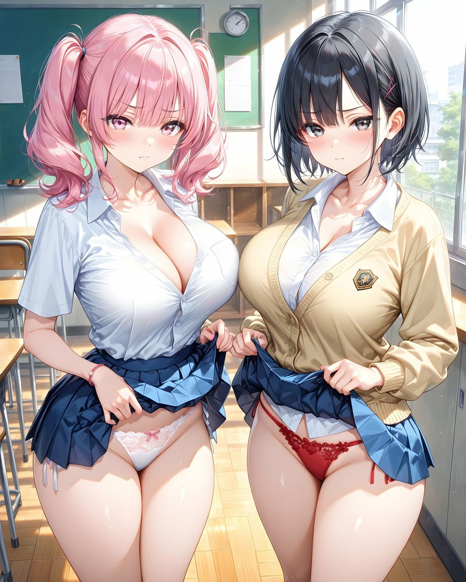 超ミニスカ学園 番外編〜パンツ丸見えJKのパンチラ観察したり、見抜きしたり、射精のお手伝いしてもらうイラスト集〜 5 ページ目