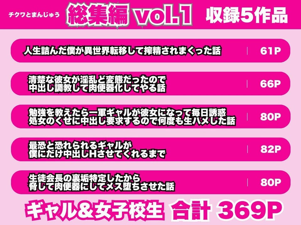 【総集編】ギャル＆女子校生 Vol.1 1 ページ目