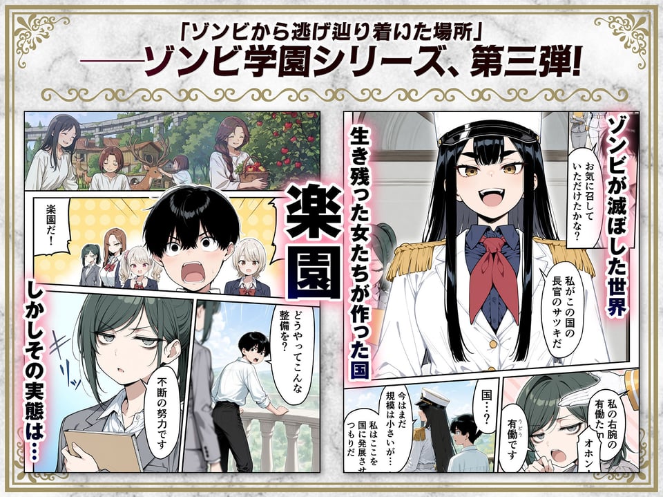 太眉おっぱい長官と貧乳ジト目副官にワクチンポな僕が搾精部屋へ閉じ込められる話 2 ページ目