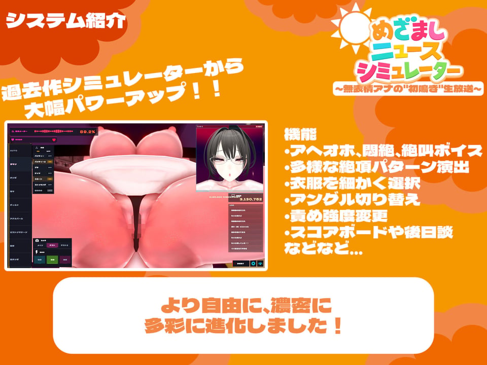 めざましニュースシミュレーター 〜無表情アナの’初鳴き’生放送〜 2 ページ目