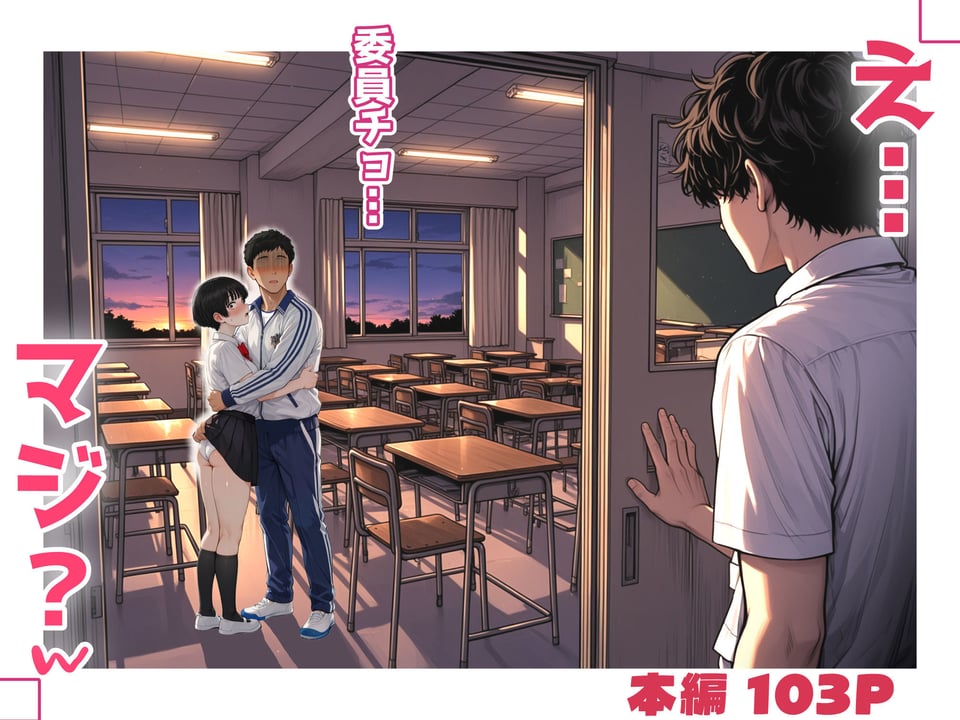 真面目でうるさい委員チョ〜の弱みを握ったヤリチンが1カ月限定恋人ごっこでHまでもっていく話 1 ページ目